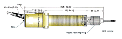 kích thước của tô vít điện kilews sk -9231 l/p